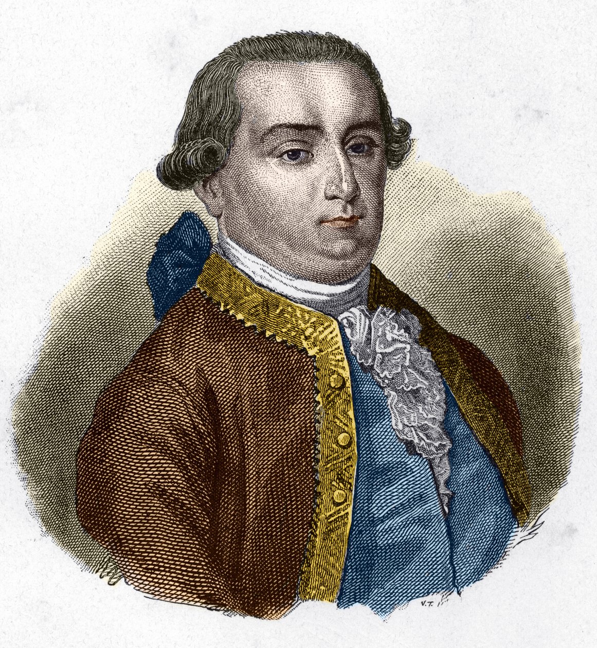 Porträt von Cesare Bonesana, Marquis de Beccaria (1738 - 1794), italienischer Jurist von Unknown artist