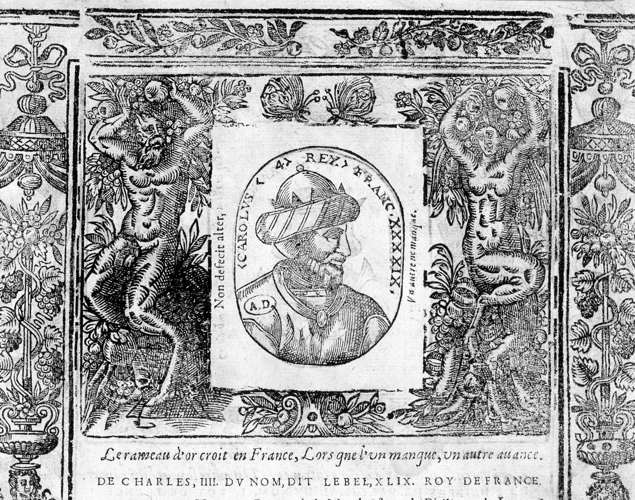 Porträt von Karl IV Le Bel, König von Frankreich von 1322 bis 1328 von Unknown artist