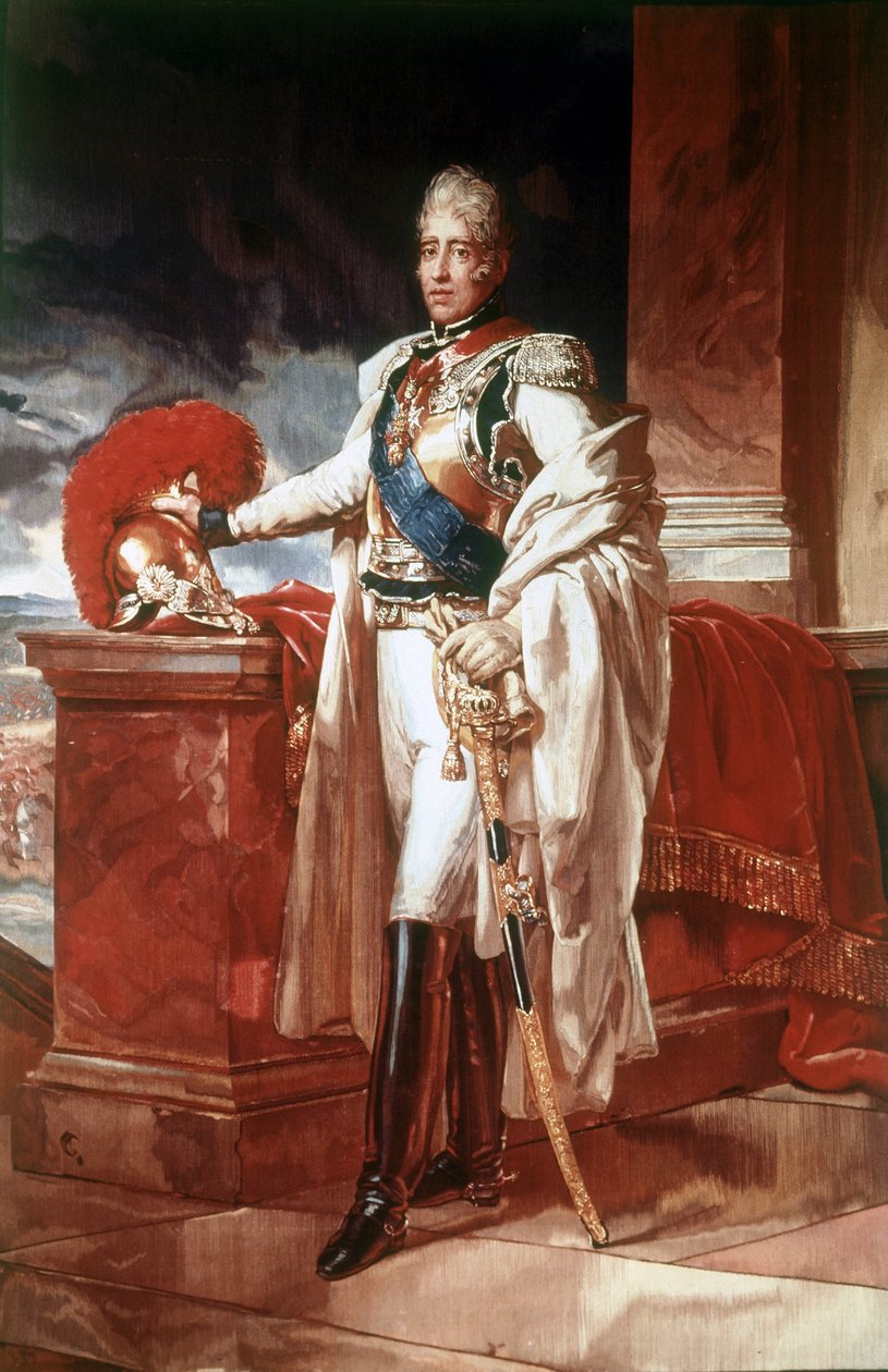Porträt von Charles X (1757 - 1836), König von Frankreich von 1824 bis 1830. Gemälde. Museum von Capodimonte, Neapel. von Unknown artist