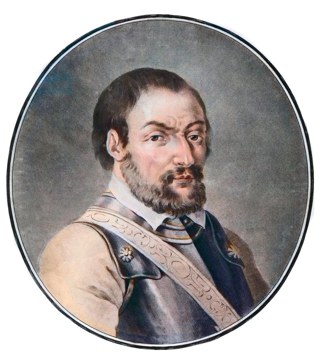 Porträt des Chevalier de Bayard (Pierre Terrail, Seigneur von Bayard) (1475-1524), französischer Soldat von Unknown artist