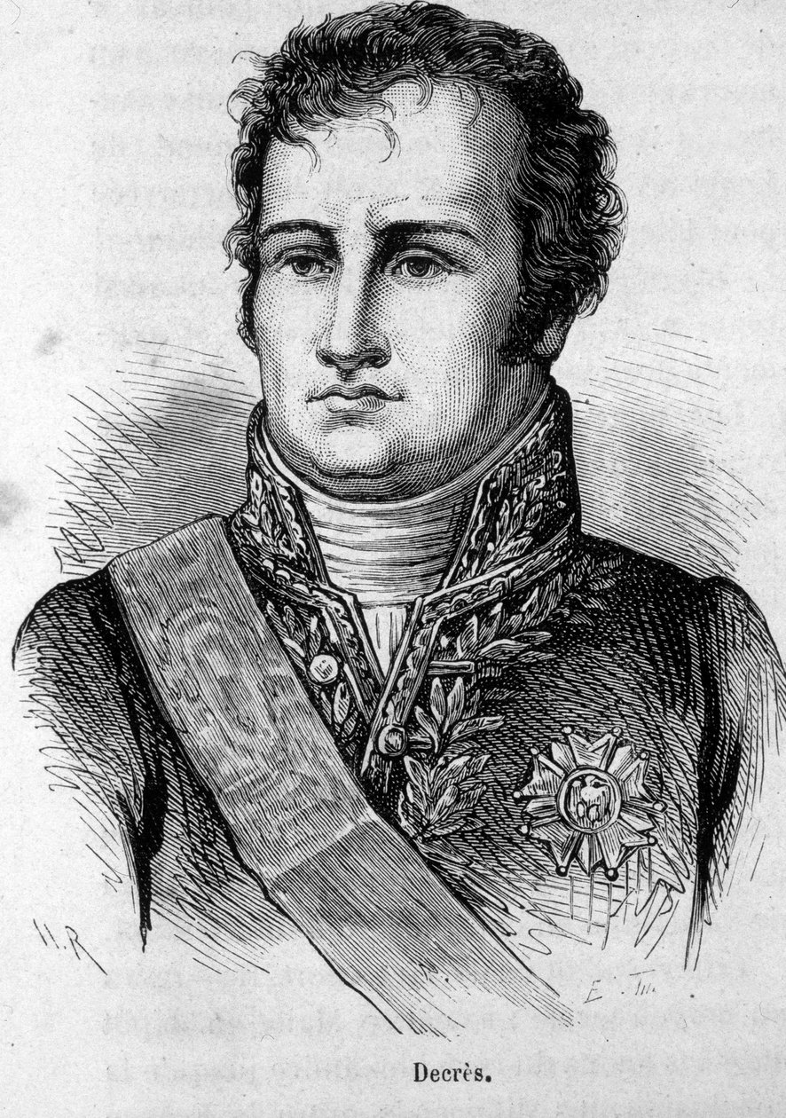 Porträt von Denis Decres (1761-1820), französischer Seemann von Unknown artist