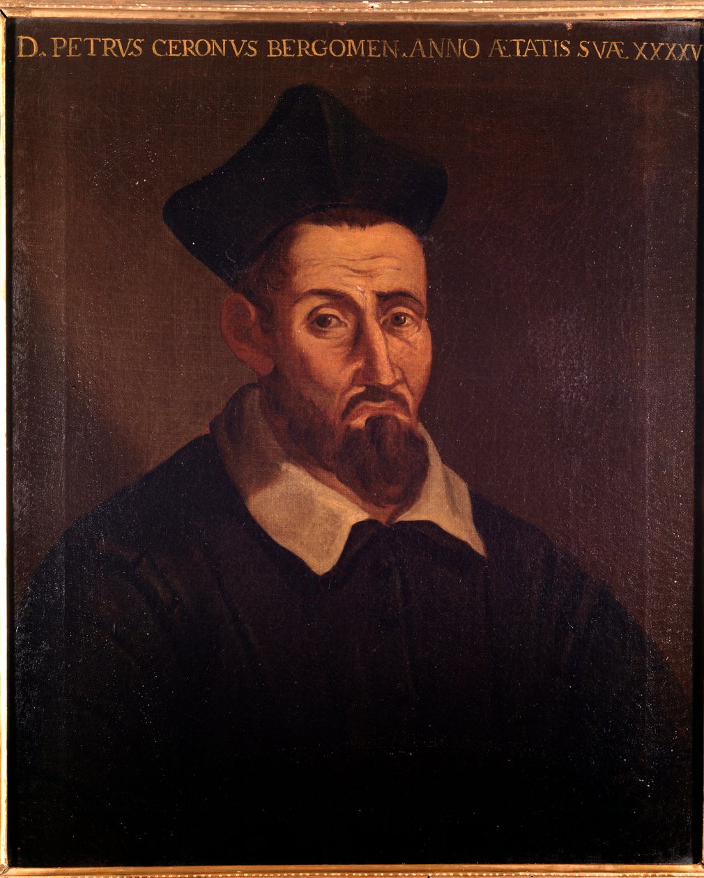 Porträt von Domenico Pietro Ceron, italienischer Musiktheoretiker, Sänger und Priester von Unknown artist