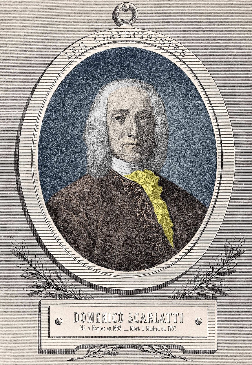 Porträt von Domenico Scarlatti, italienischer Komponist von Unknown artist