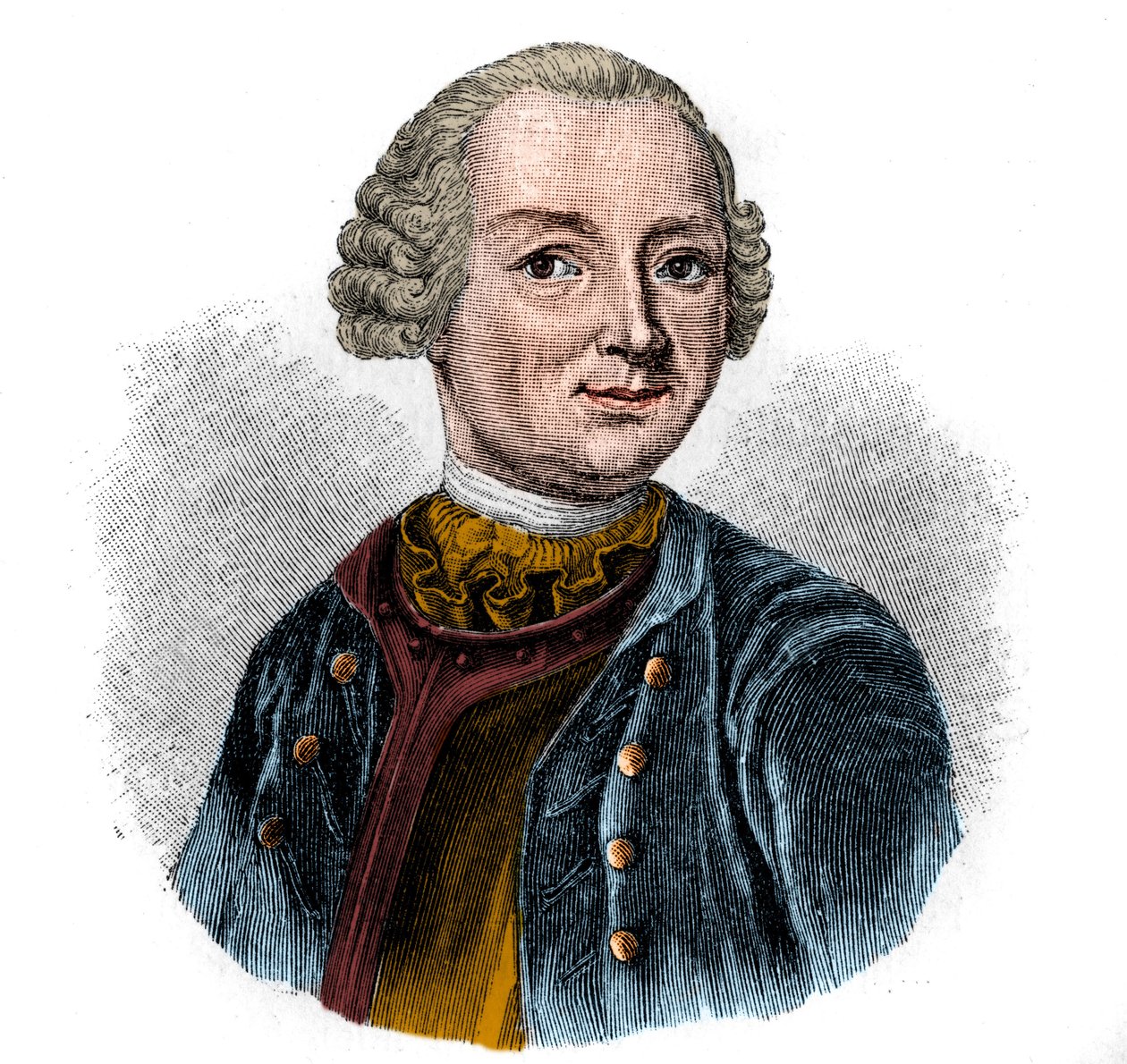 Porträt von EWALD CHRISTIAN VON KLEIST (1715-1759) deutscher Dichter von Unknown artist