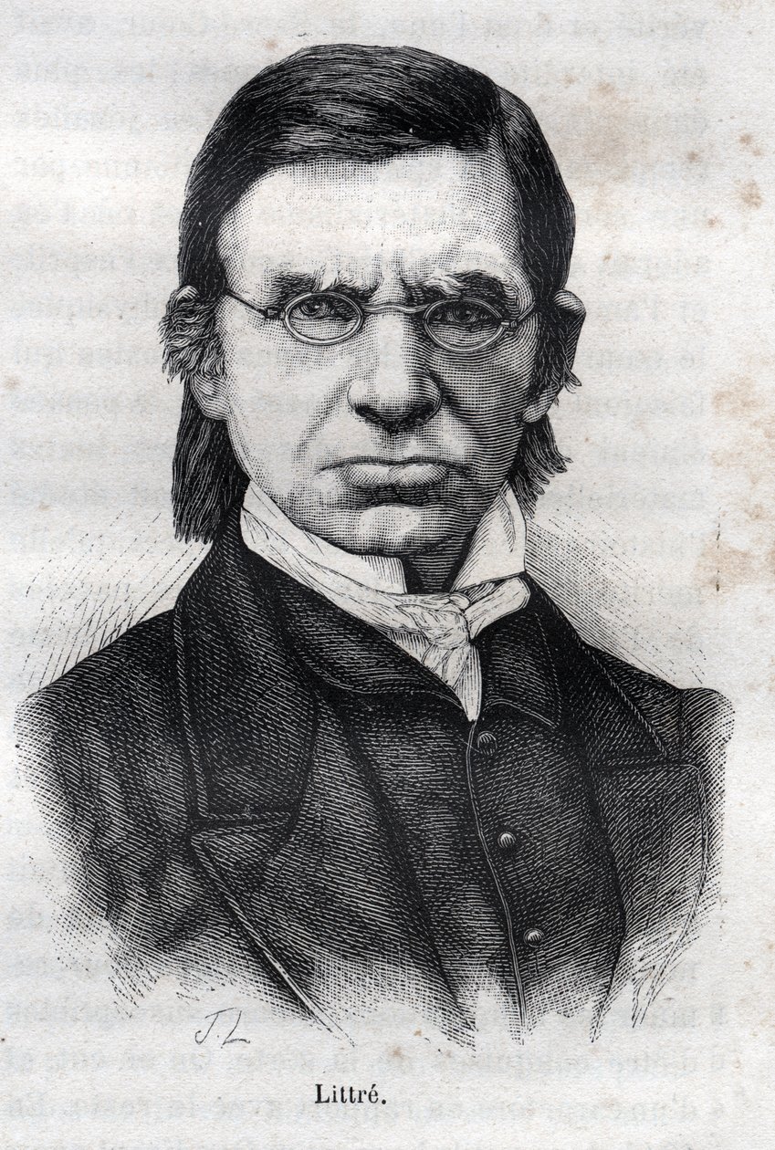 Porträt von Émile Littré (1801 - 1881) von Unknown artist