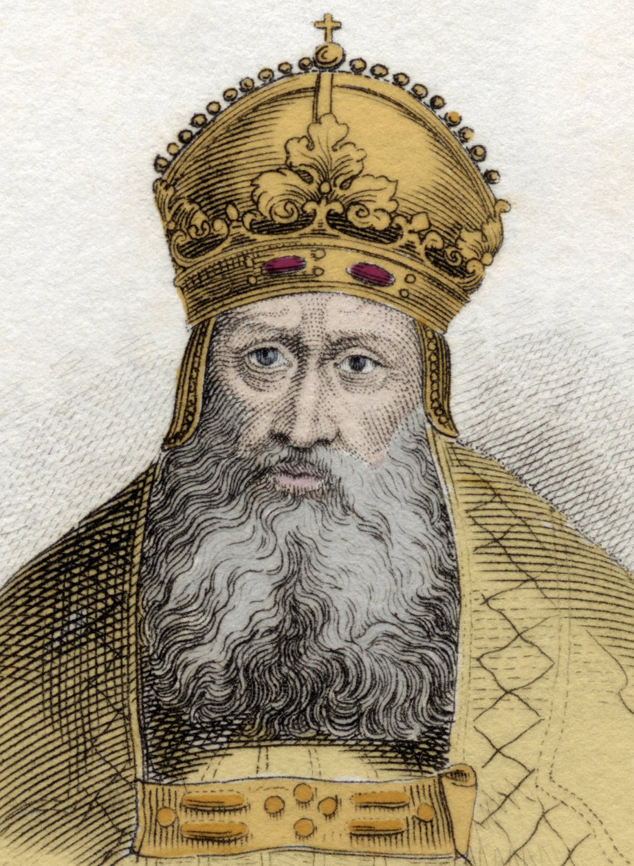 Porträt von Kaiser Rudolf von Habsburg (1218-1291), deutscher römischer Kaiser (Rudolf I. von Deutschland) von Unknown artist