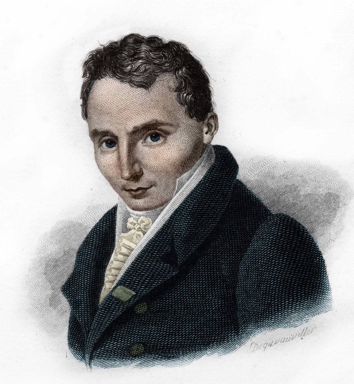 Porträt von Ferdinand Hérold (1791-1833), französischer Komponist. von Unknown artist