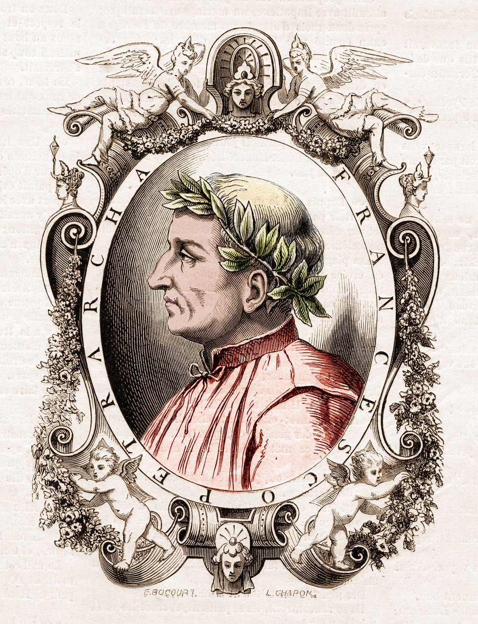 Porträt von Francesco Petrarca (Petrarca) (1304-1374), italienischer Dichter von Unknown artist