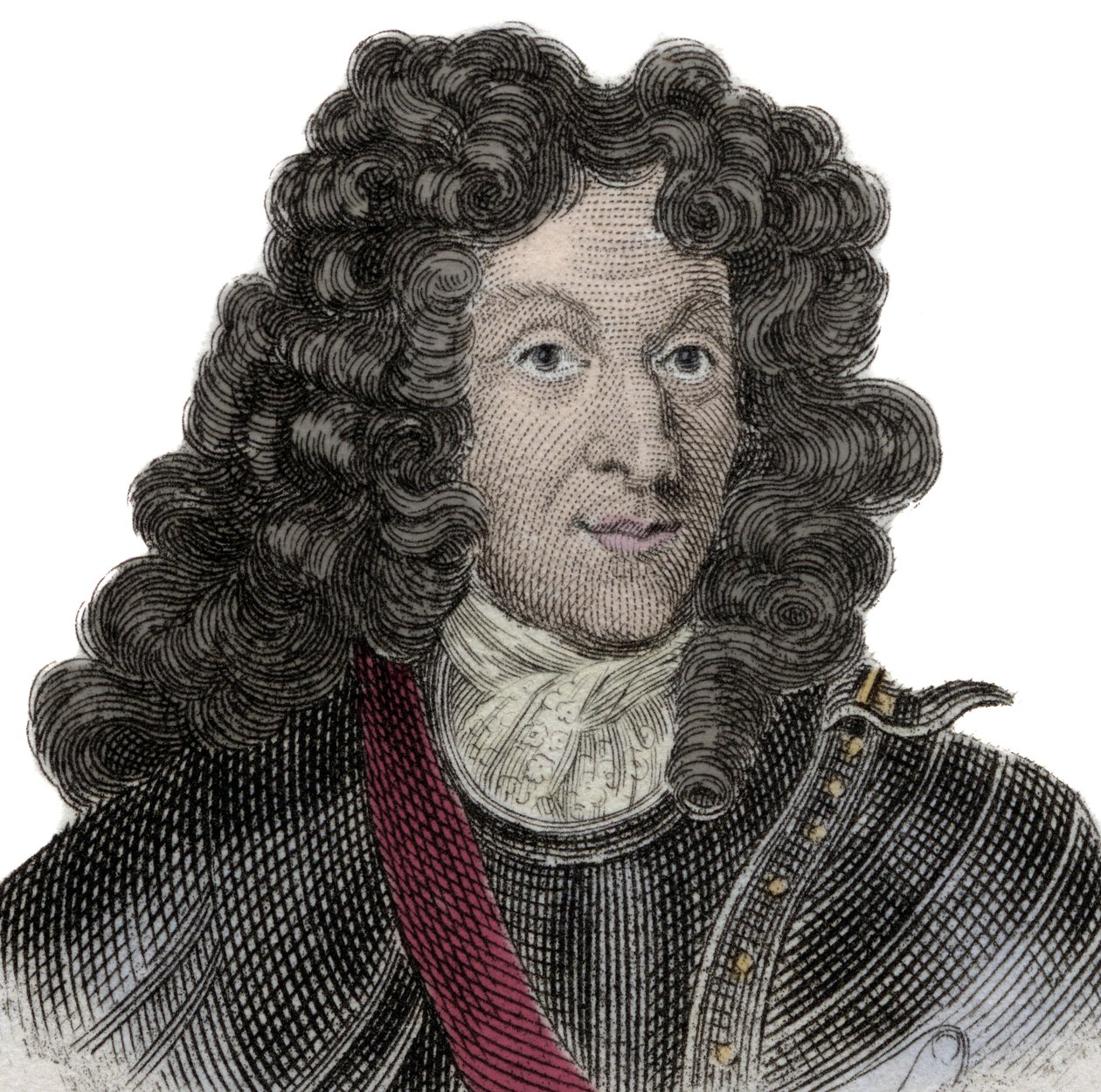 Porträt von François-Henri de Montmorency-Bouteville (François Henri de Montmorency Bouteville) (1628-1695), Marschall von Luxemburg, Herzog von Piney und französischer General. von Unknown artist