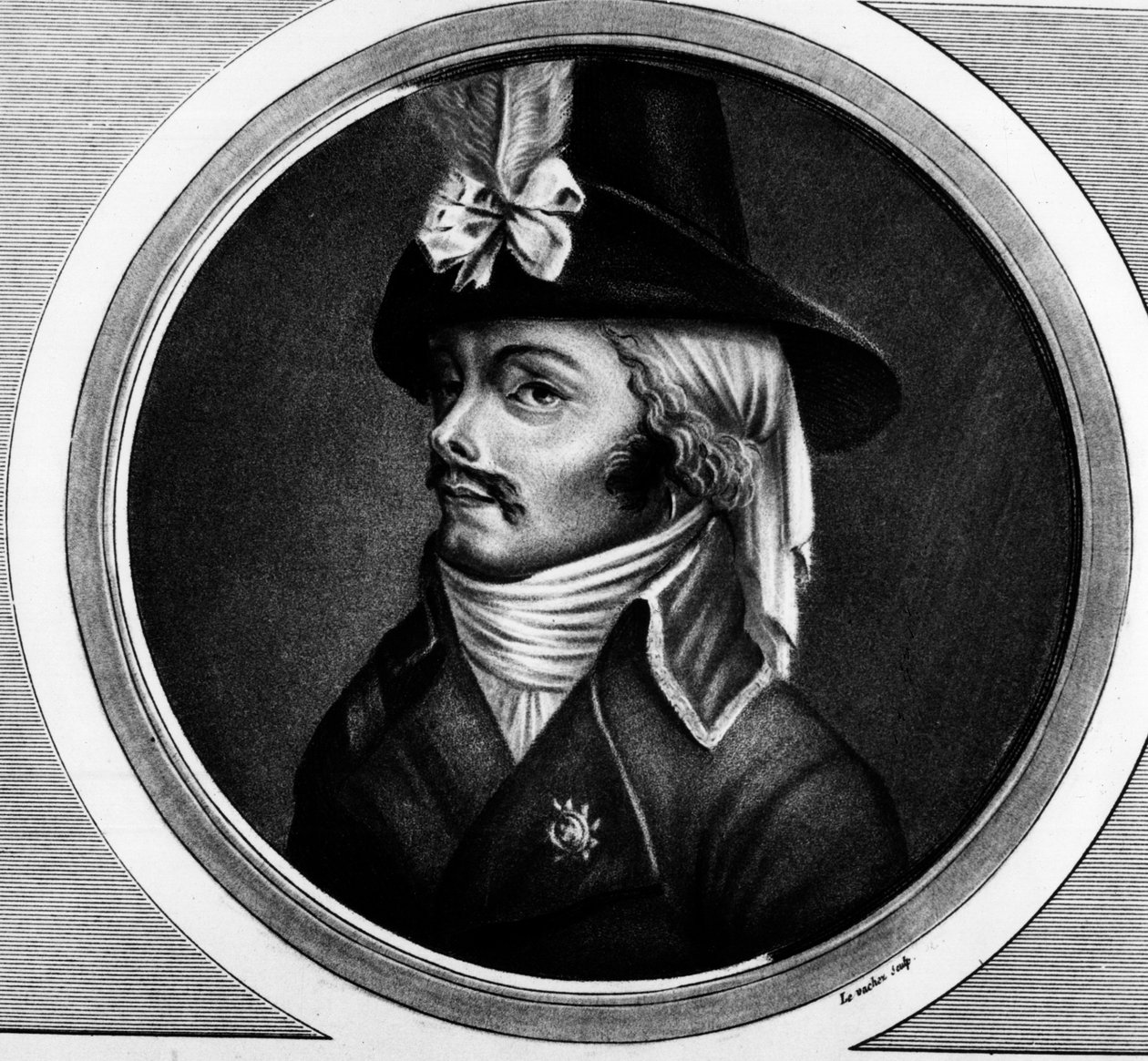 Porträt von Francois Athanase De Charette de la Contrie, Soldat von Unknown artist