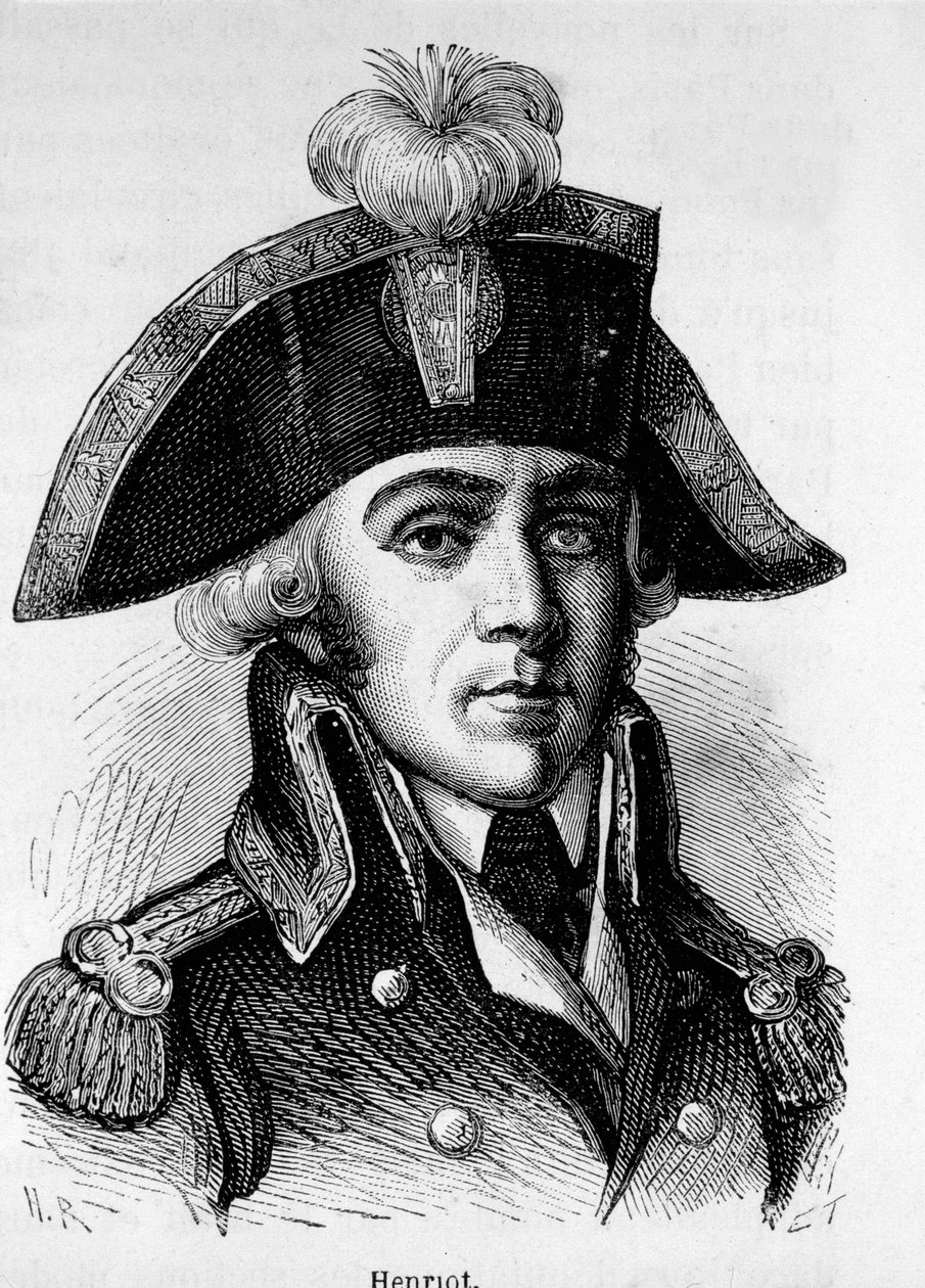 Porträt von Francois Hanriot (1761-1794), französischer Revolutionär von Unknown artist