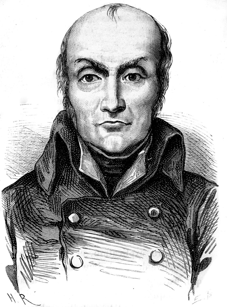 Porträt von François Nicolas Appert, Erfinder der Blechdose - in „Die Wunder der Industrie“ von Louis Figuier von Unknown artist