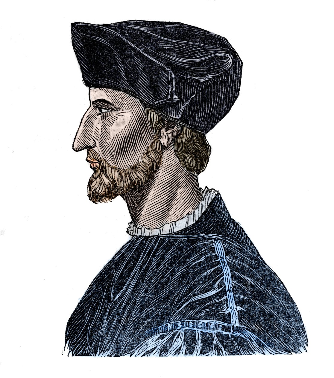Porträt von François Rabelais (1494-1553), französischer Schriftsteller und Arzt von Unknown artist