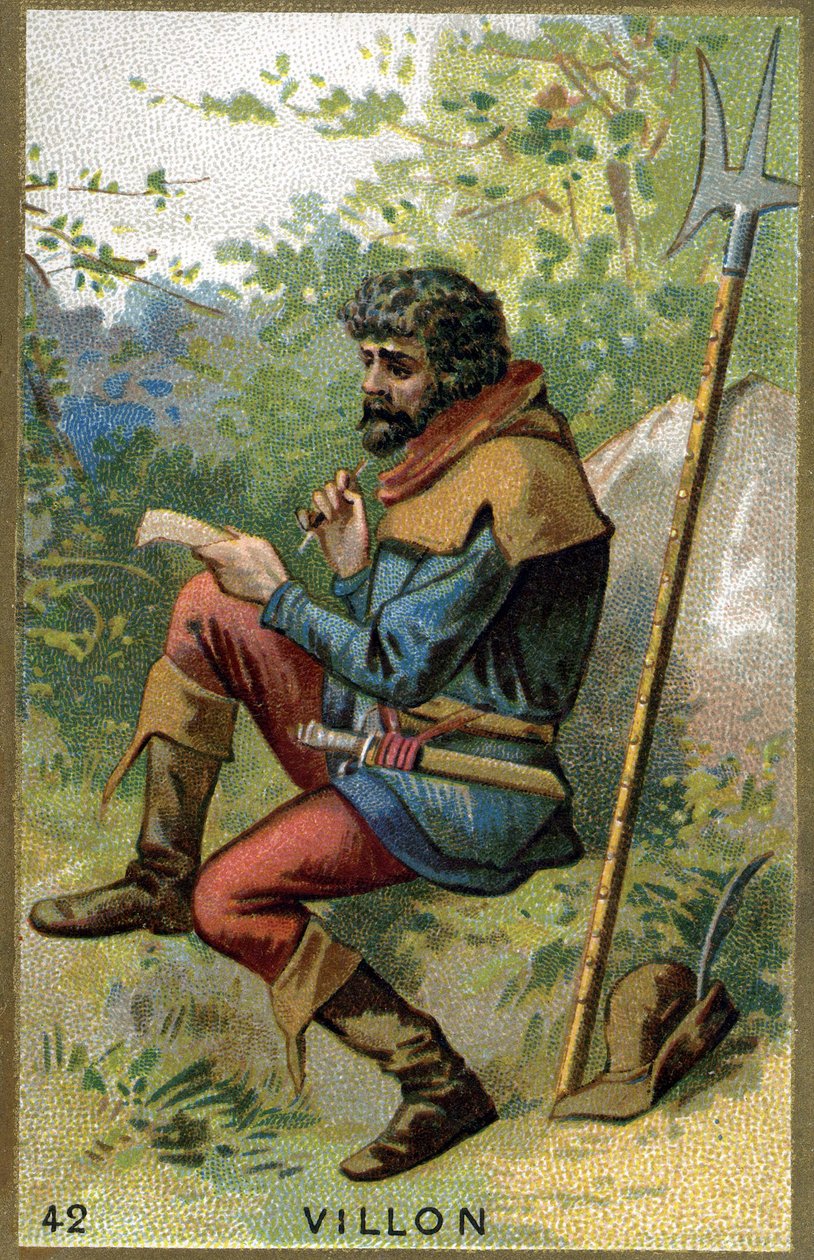 Porträt von François Villon von Unknown artist