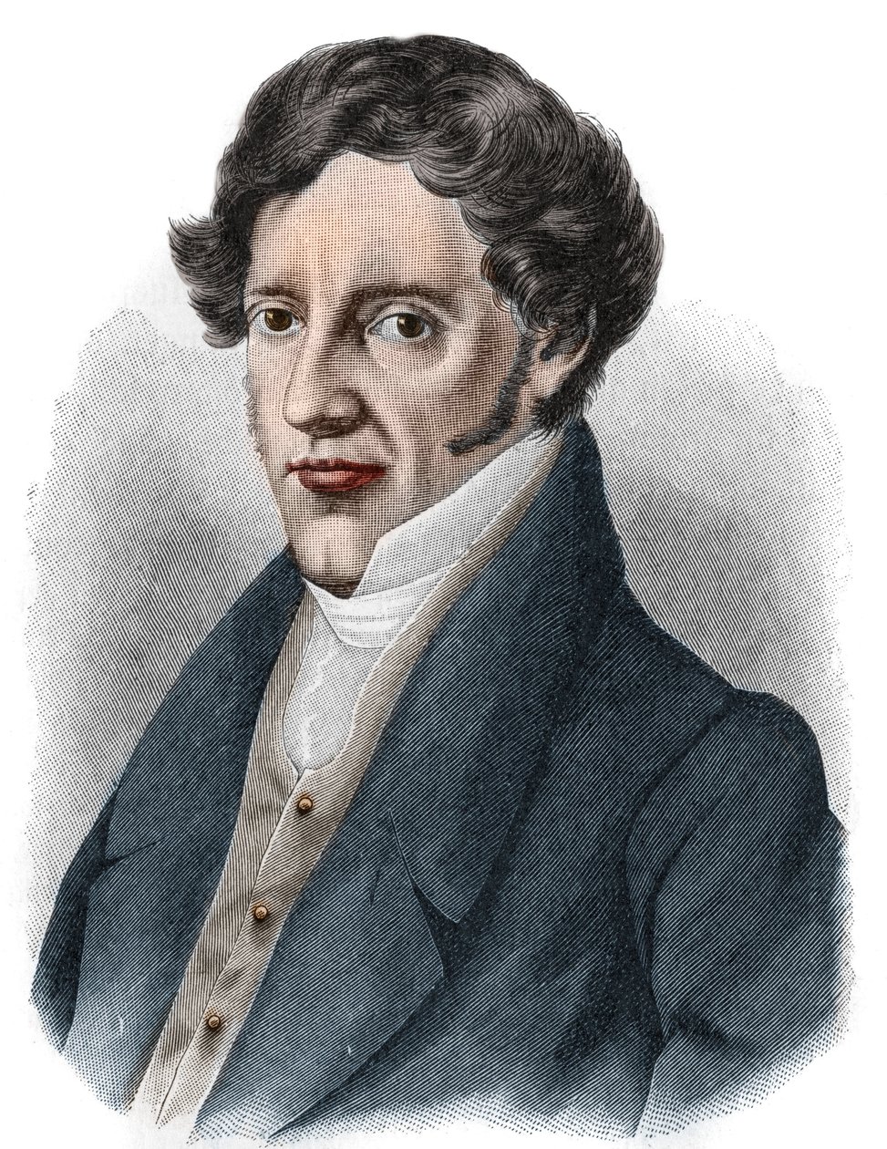Porträt von Franz Grillparzer (1791-1872), österreichischer Dramatiker von Unknown artist