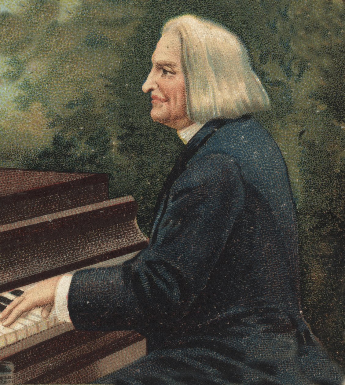 Porträt von Franz Liszt (1811-1886), ungarischer Klavierkomponist und Pianist von Unknown artist