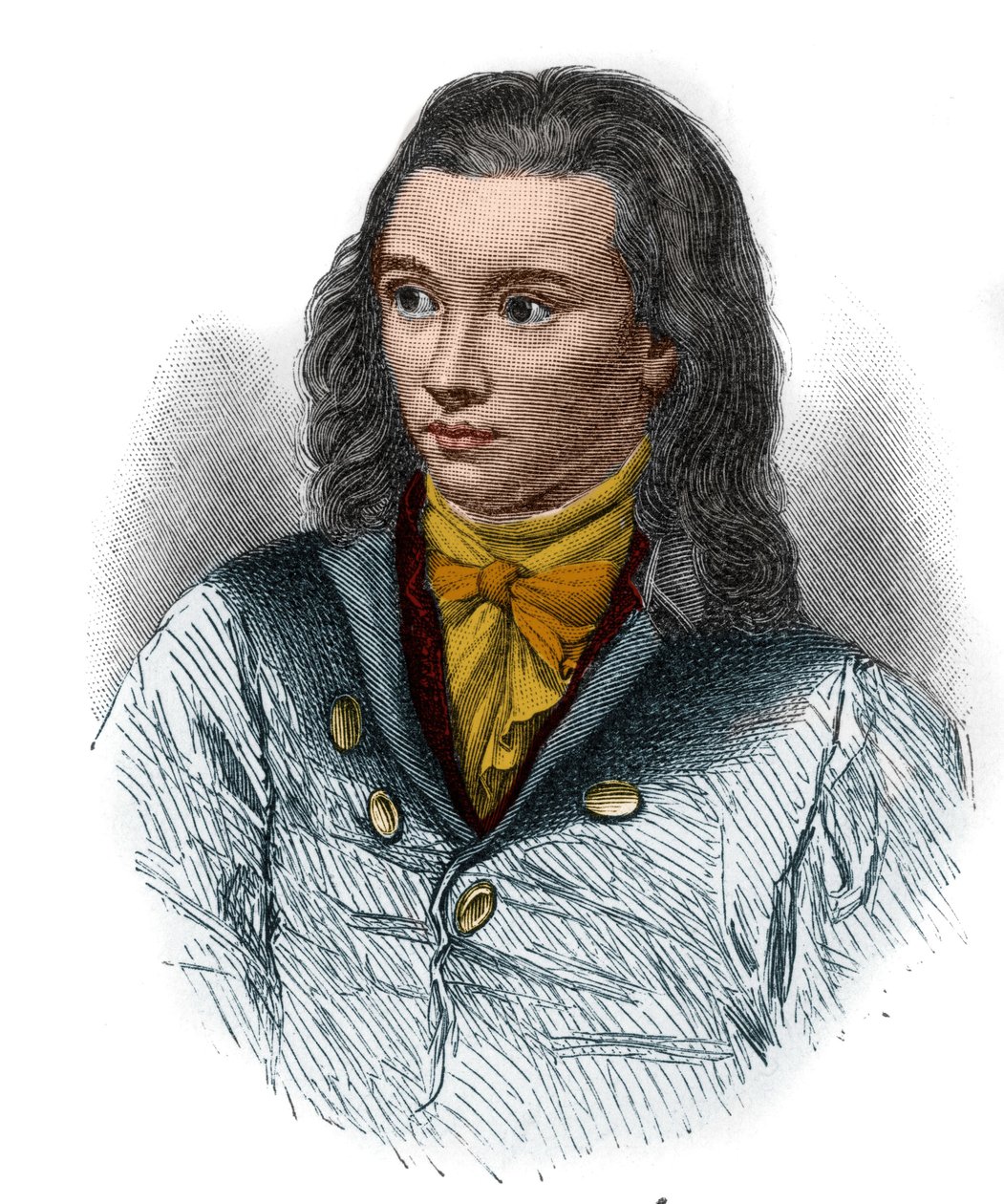 Porträt von Friedrich von Hardenberg, genannt Novalis (1772-1801), deutscher Dichter der Romantik von Unknown artist