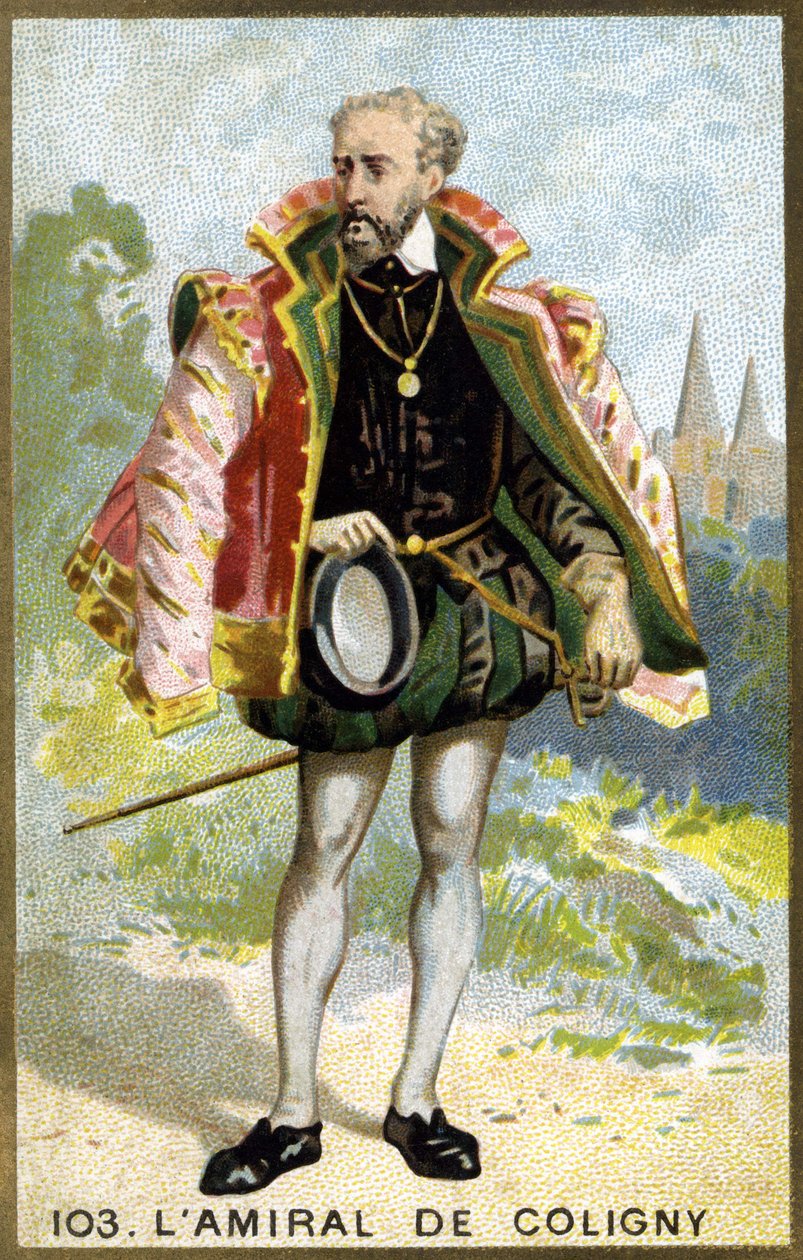 Porträt von Gaspard de Châtillon, Sire de Coligny von Unknown artist