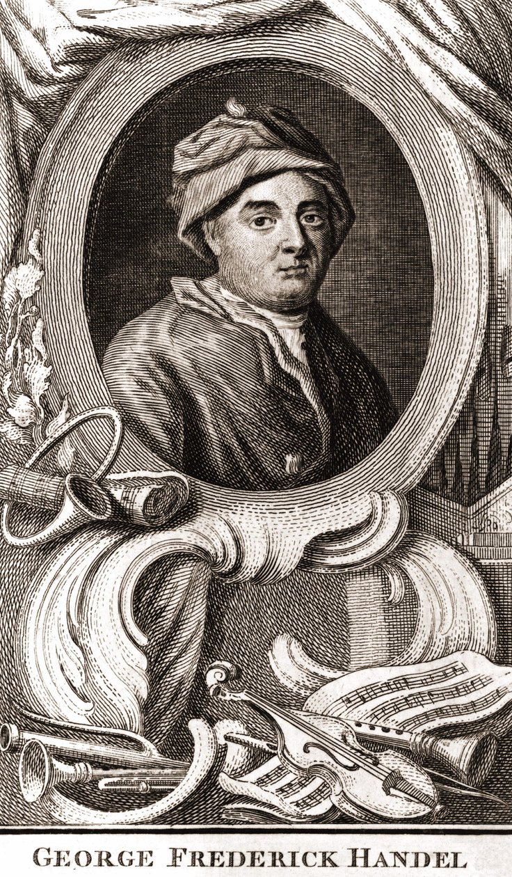 Porträt von Georg Friedrich Händel von Unknown artist