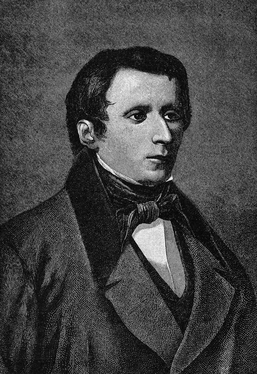 Porträt von Giacomo Leopardi (1798-1837), italienischer Schriftsteller von Unknown artist