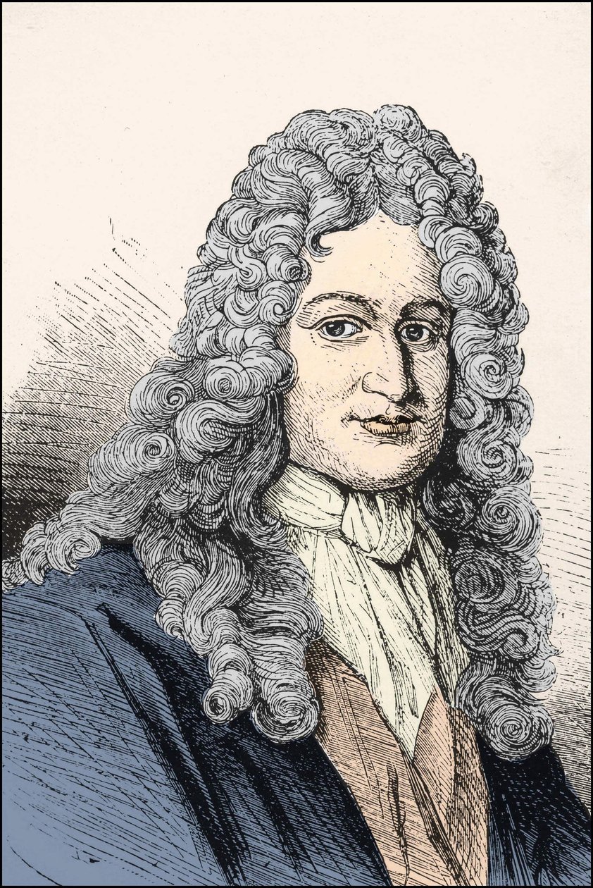 Porträt von Gottfried Wilhelm Leibniz (1646 -1716), deutscher Philosoph von Unknown artist