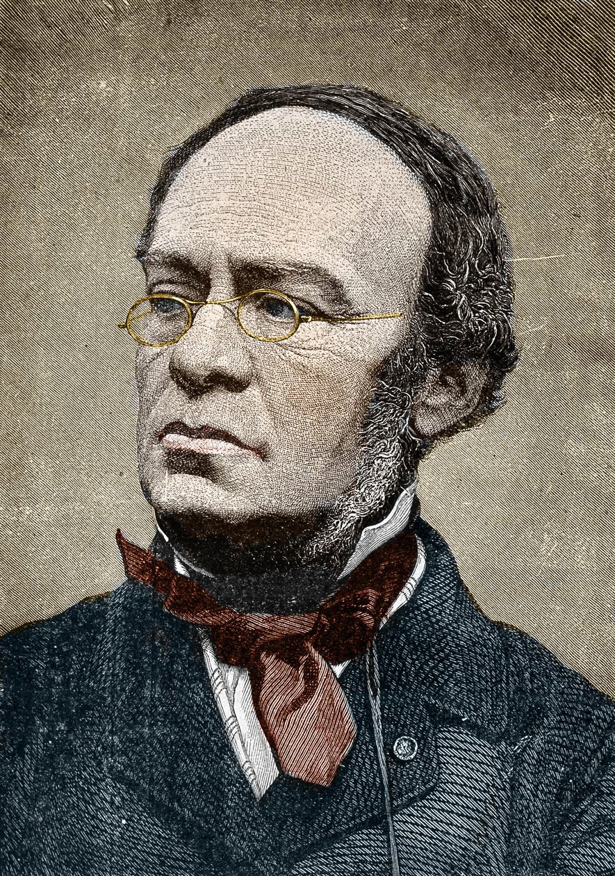 Porträt von Halévy, genannt Jacques Fromental Lévy, französischer Komponist (1799-1862) von Unknown artist