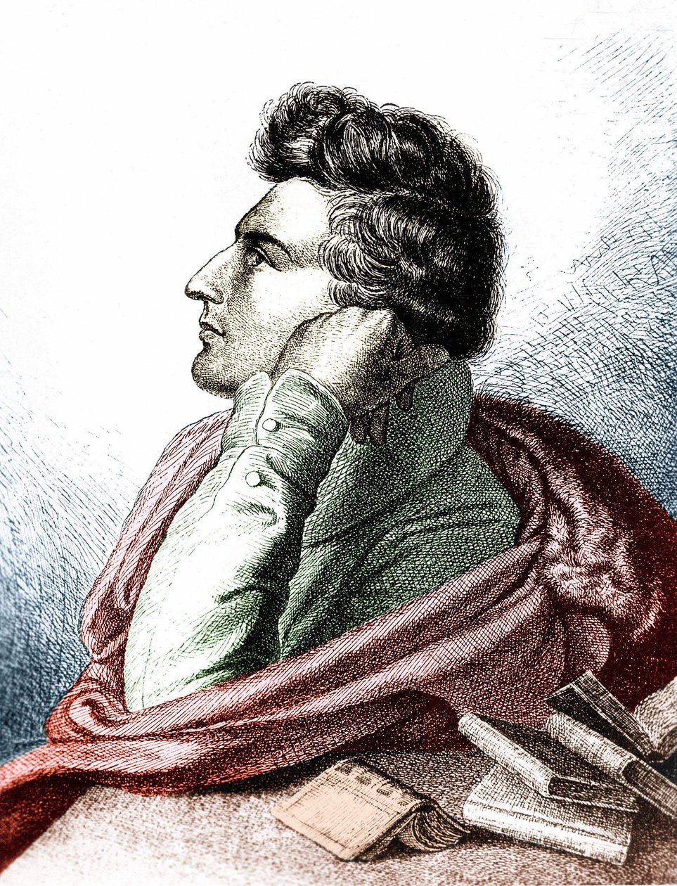 Porträt von Heinrich Heine, deutscher Lyriker und Publizist von Unknown artist