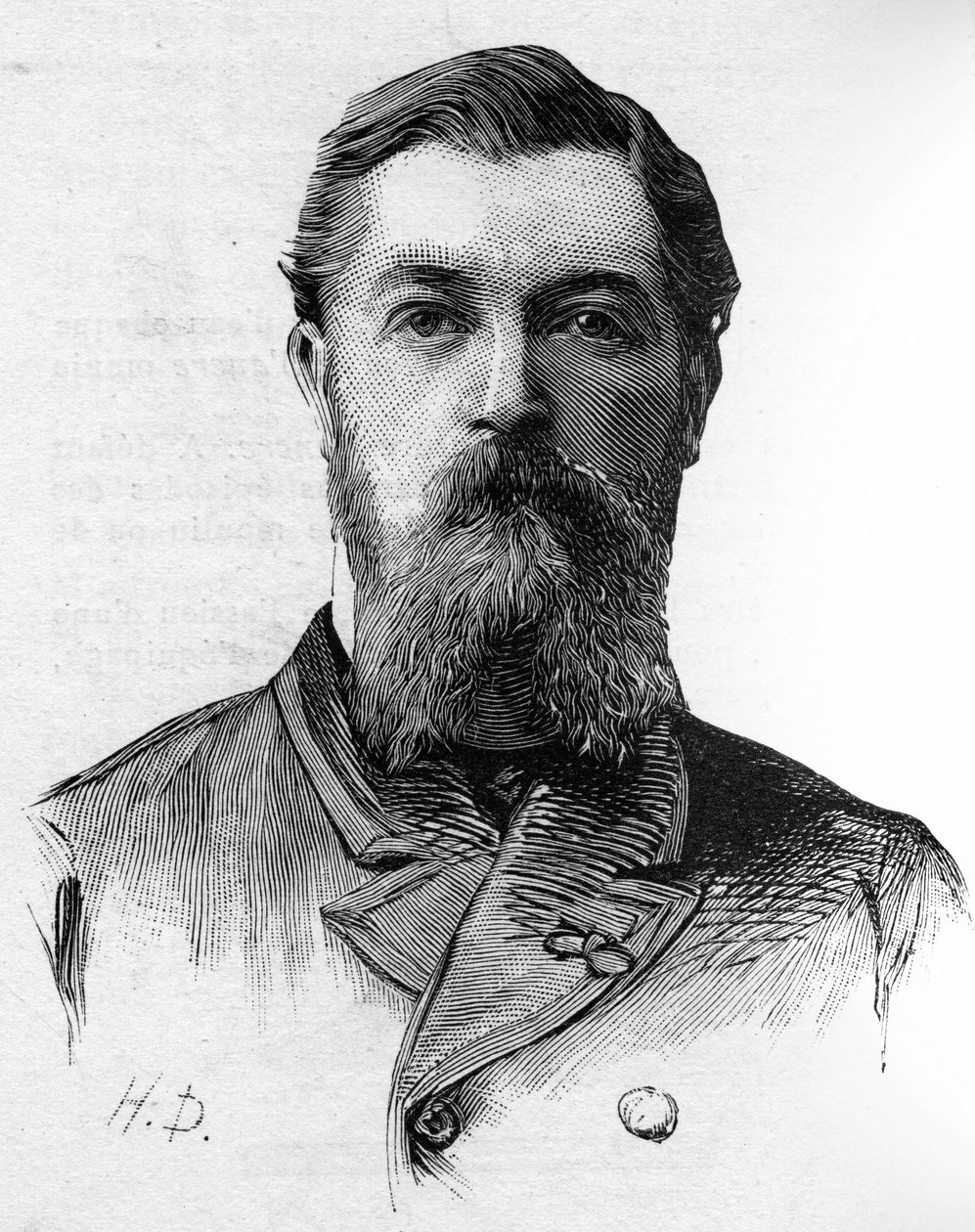Porträt von Henri Roulleaux Dugage (1849-1887) Abgeordneter zwischen 1885 und 1887 von Unknown artist