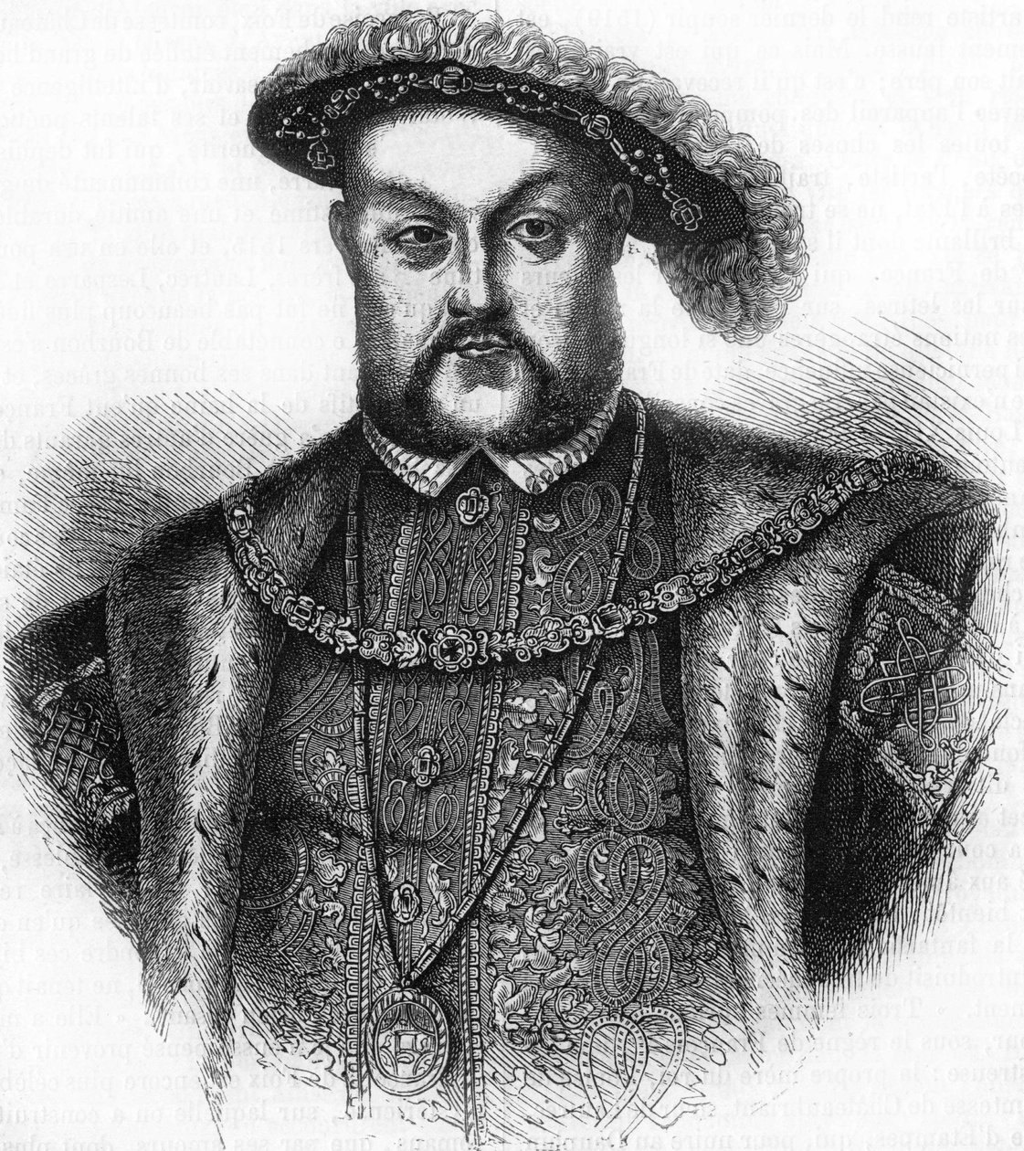 Porträt von Heinrich VIII., König von England und Irland (1491-1547) von Unknown artist