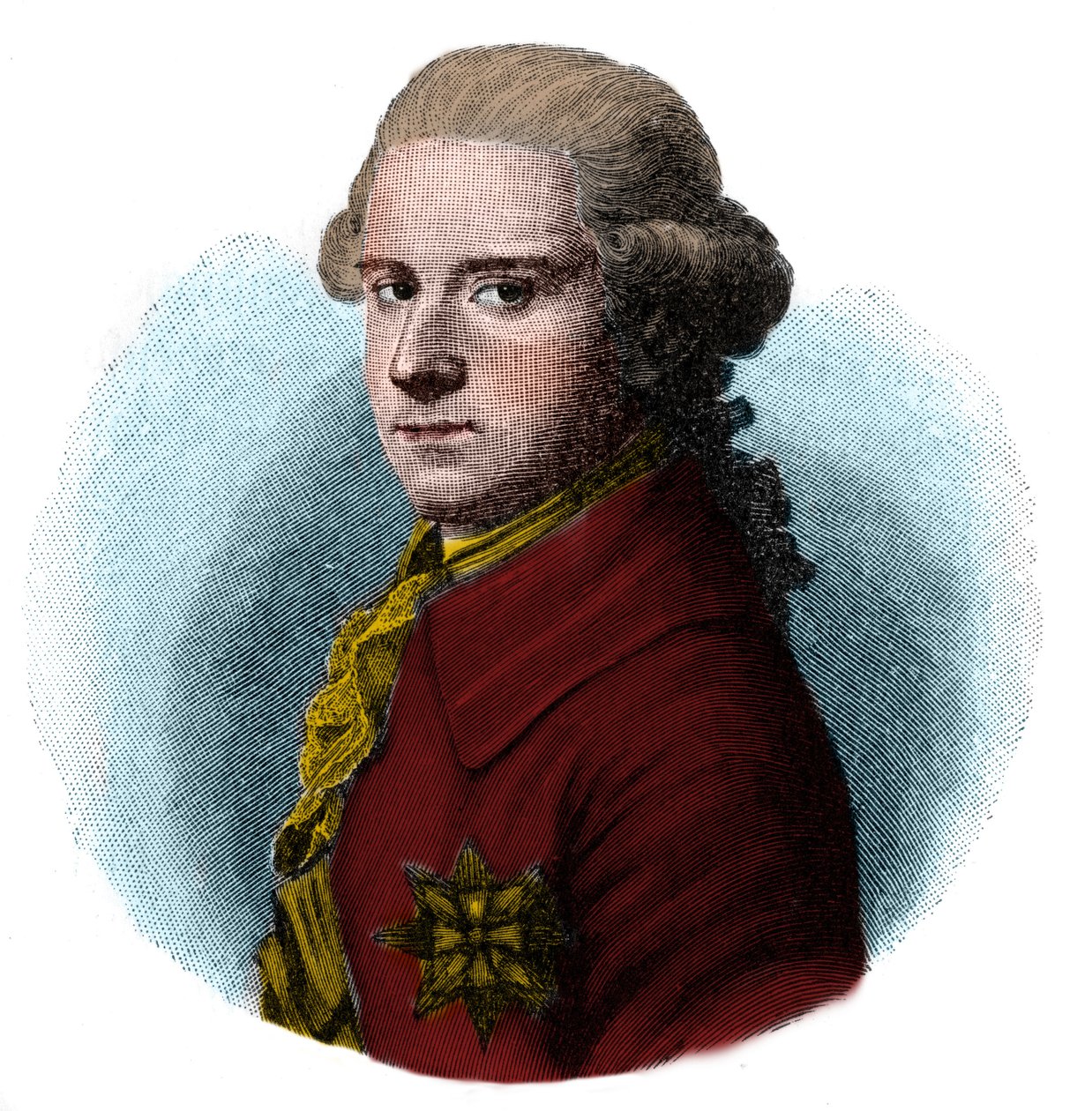 Porträt von Herzog Karl August von Sachsen-Weimar-Eisenach von Unknown artist