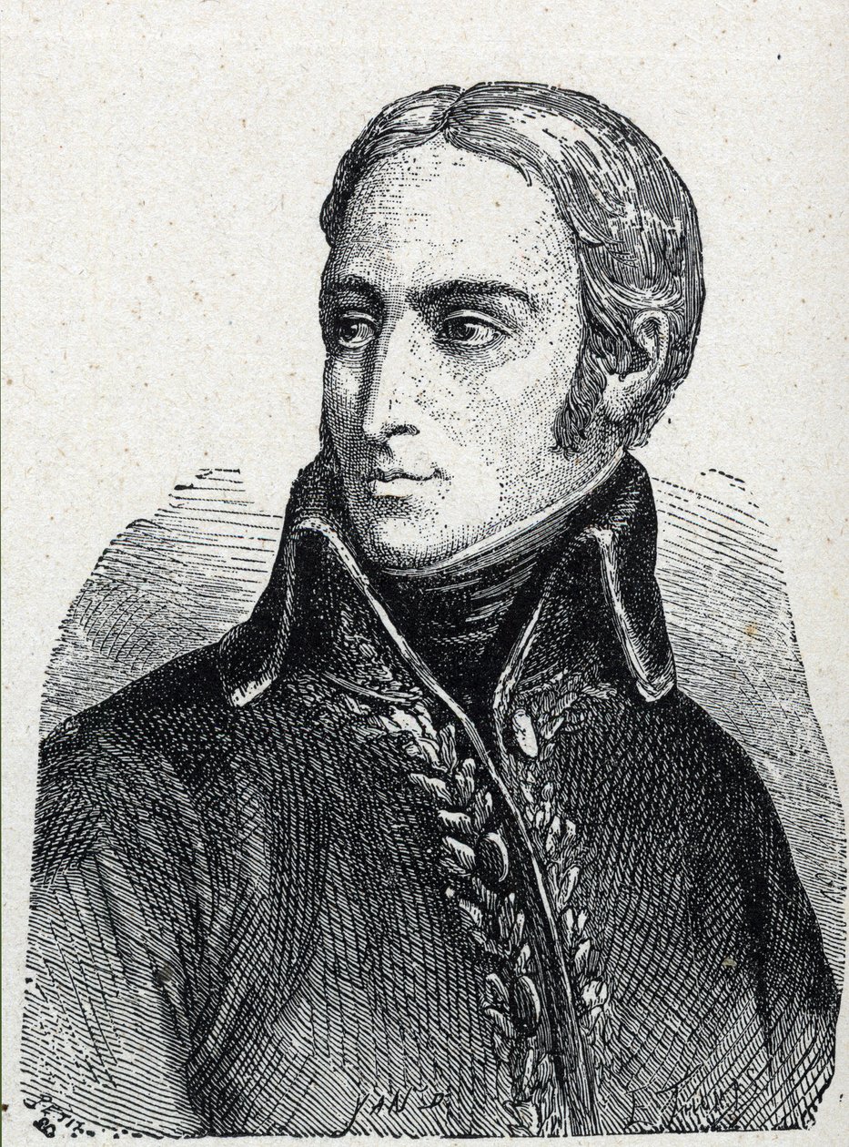 Porträt von Jean Joseph Dessolles (oder Jean-Joseph Dessoles) von Unknown artist
