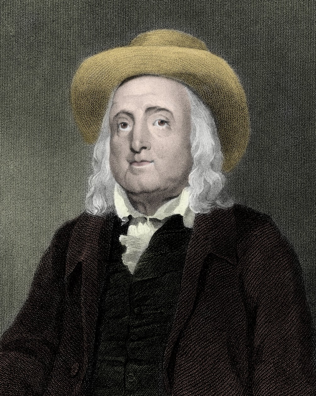 Porträt von Jeremy Bentham (1748-1832), britischer Philosoph, Moralist und Gesetzgeber von Unknown artist