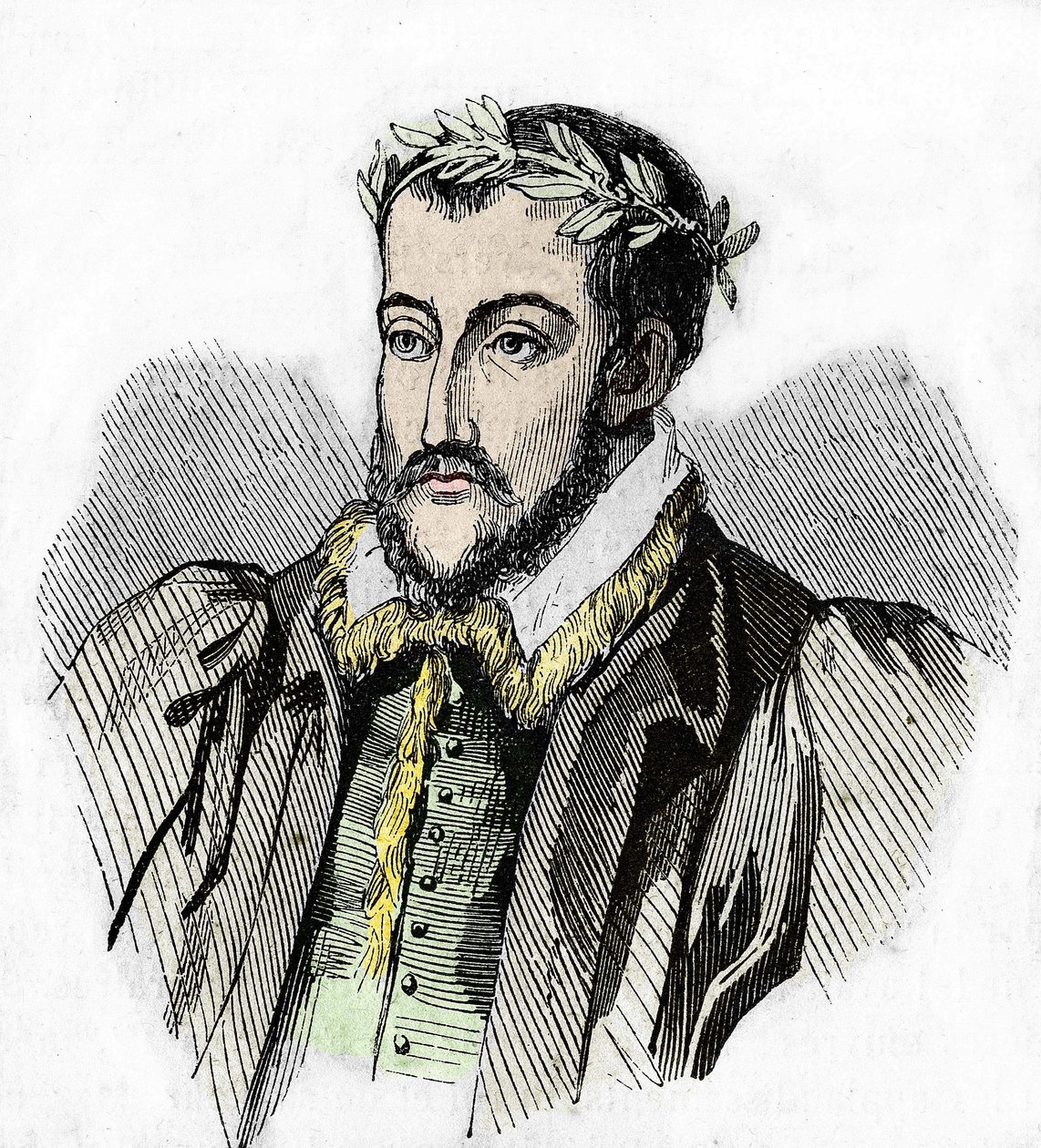 Porträt von Joachim du Bellay. Französischer Dichter (Château du Liré, Maine-et-Loire) von Unknown artist