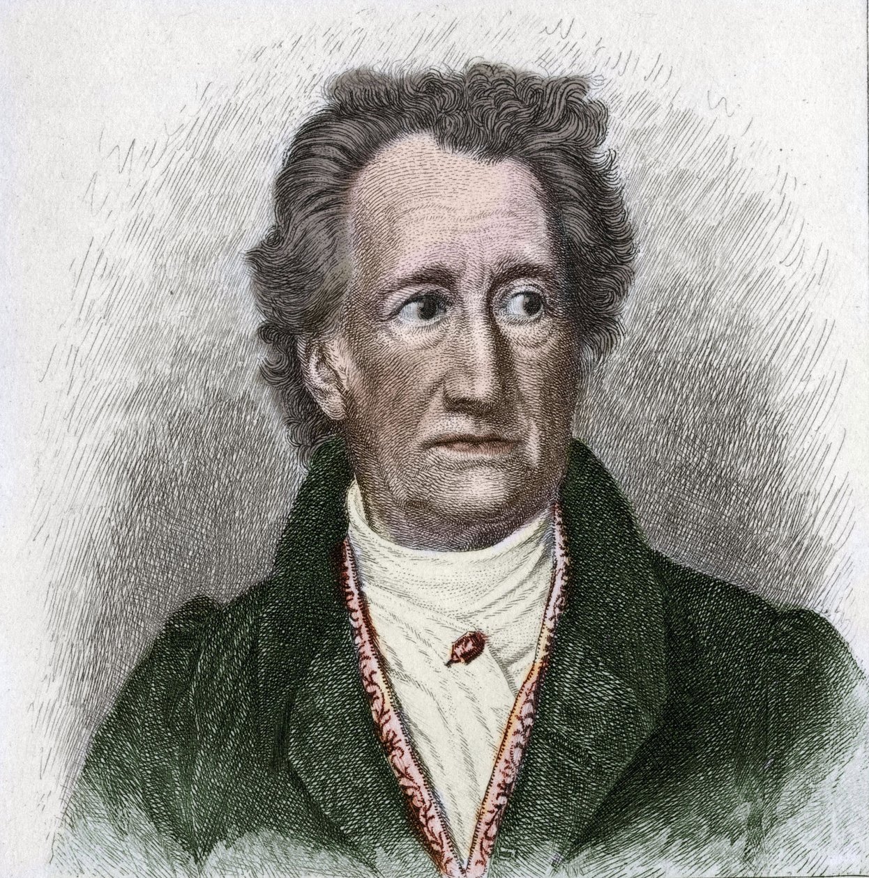 Porträt von Johann Wolfgang Goethe (1749 - 1832), deutscher Schriftsteller von Unknown artist