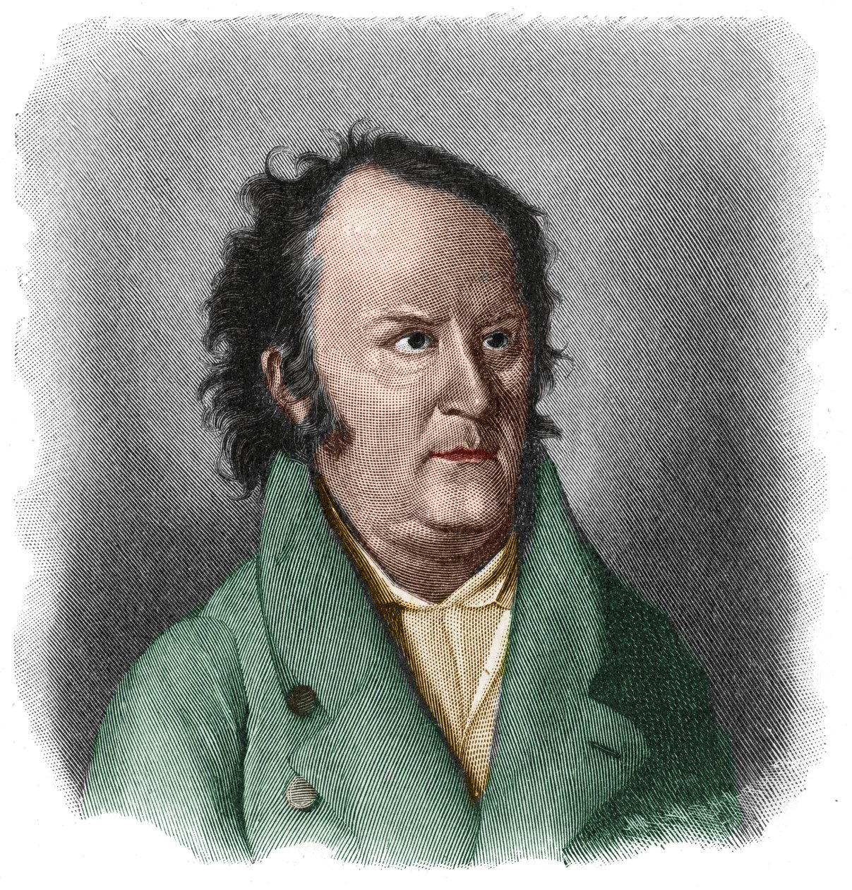 Porträt von Johann Ludwig Tieck (1773-1853) deutscher Dichter und Schriftsteller der Romantik von Unknown artist