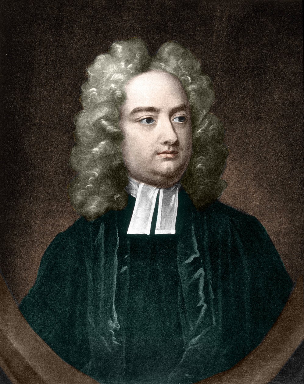 Porträt von Jonathan Swift, irischer Schriftsteller von Unknown artist