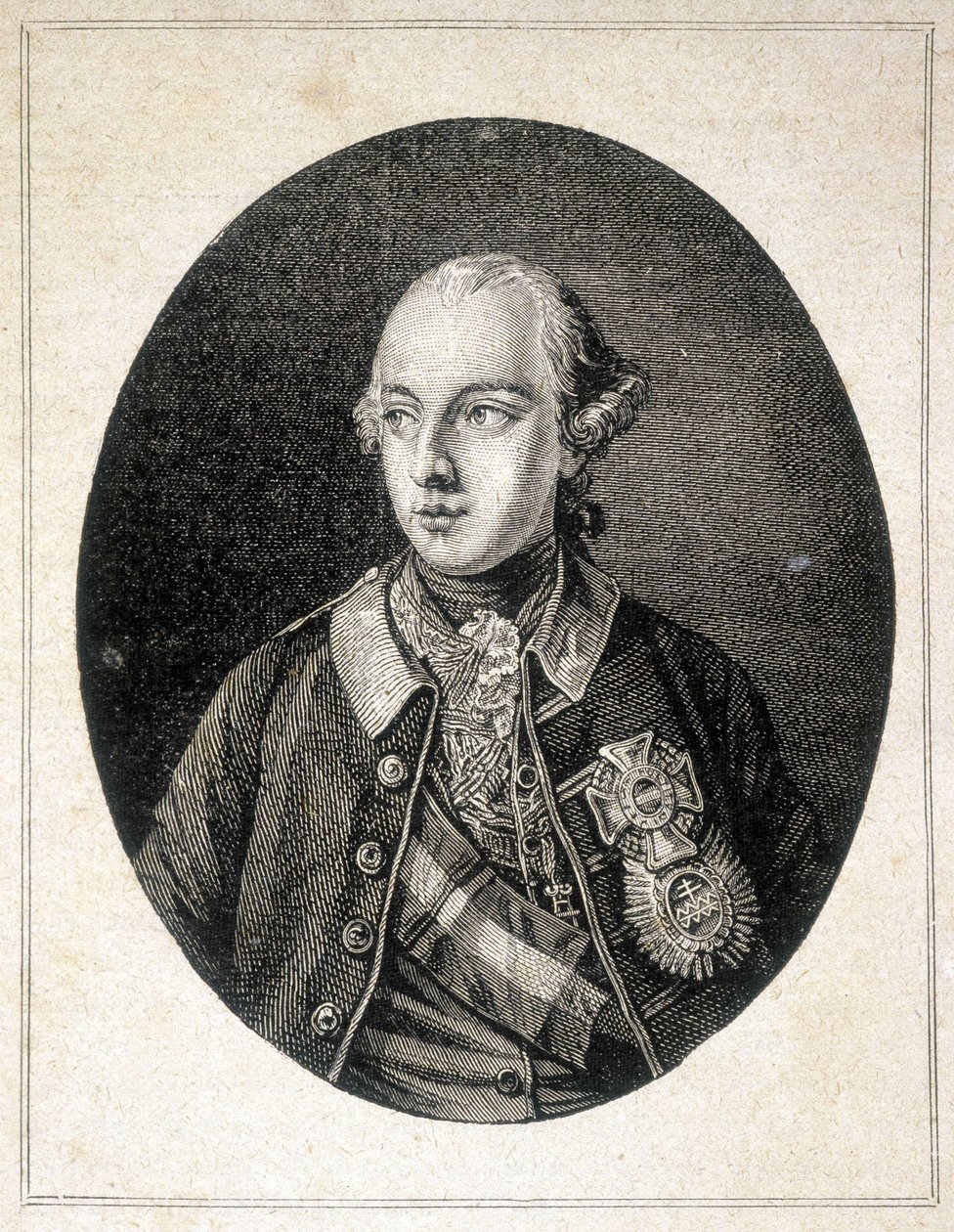Porträt von Joseph II., Kaiser von Deutschland (1741 - 1790) - in „Les Contemporains“, n.d. späte 19. Jahrhundert von Unknown artist