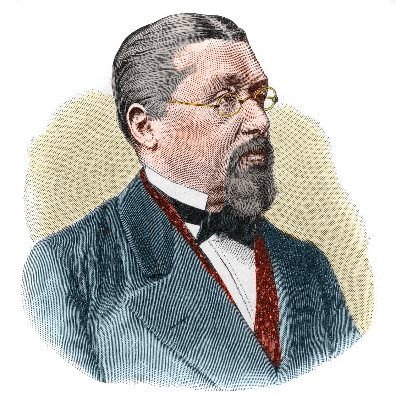 Porträt von Joseph Victor von Scheffel (1826-1886), deutscher Schriftsteller und Dichter. von Unknown artist
