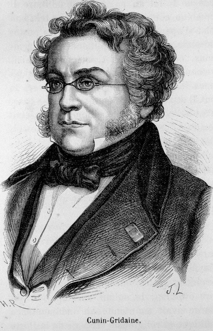 Porträt von Laurent Cunin-Gridaine von Unknown artist