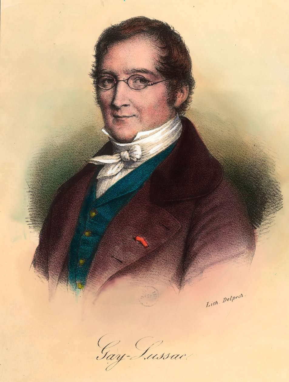Porträt von Louis-Joseph Gay-Lussac (1778-1850), französischer Chemiker und Physiker von Unknown artist