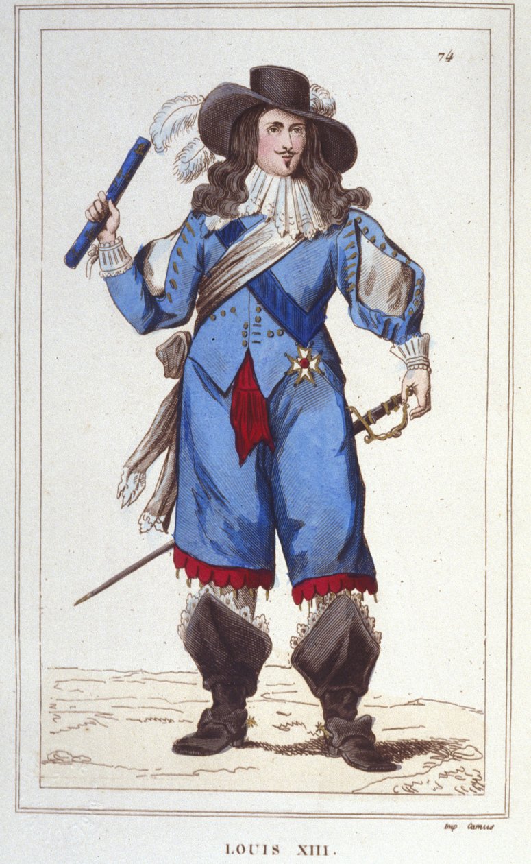 Porträt von Ludwig XIII. (1601 - 1643), König von Frankreich (1830) von Unknown artist