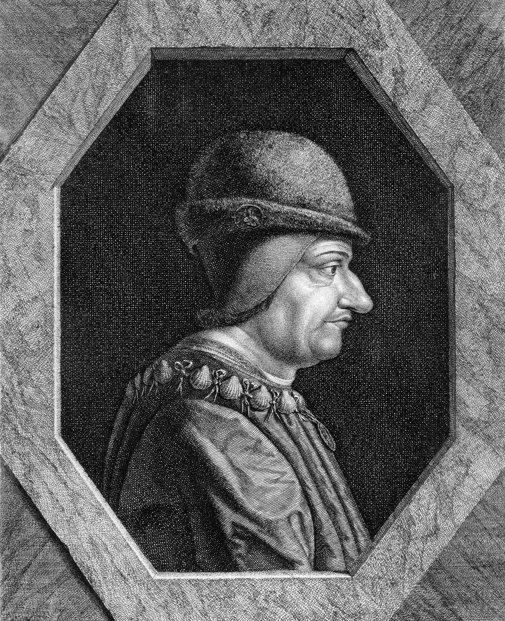 Porträt von Ludwig XI. (1423 - 1483), König von Frankreich von Unknown artist