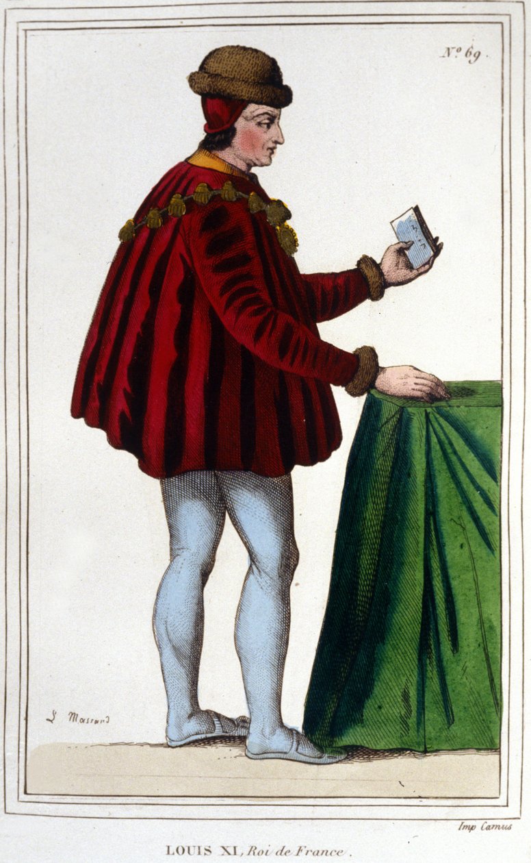 Porträt von Ludwig XI. (1423-1483), König von Frankreich von Unknown artist