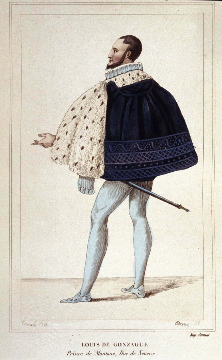 Porträt von Louis de Gonzague, Herzog von Mantua, jetzt durch seine ...