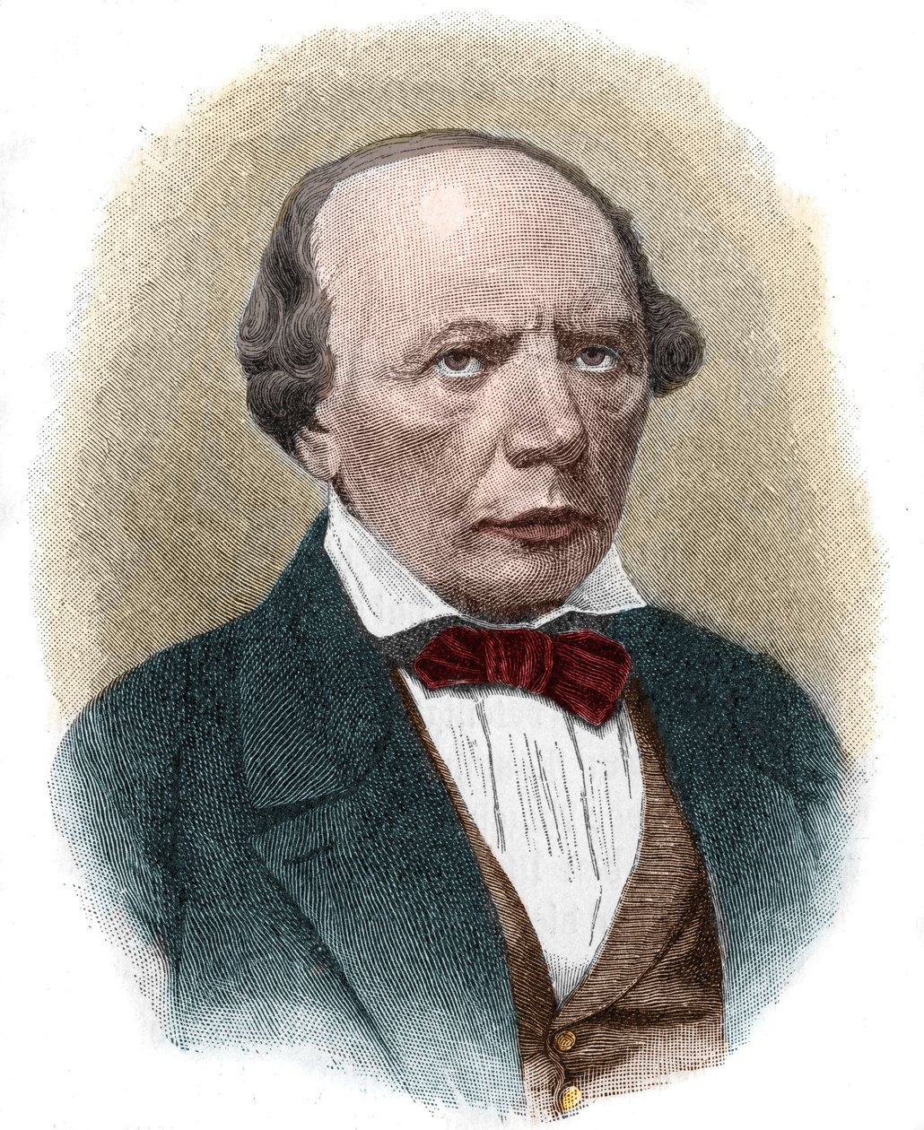 Porträt von Ludwig Uhland (1787-1862), deutscher romantischer Dichter von Unknown artist