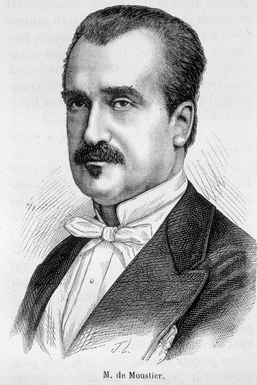 Porträt von M. de Moustier von Unknown artist