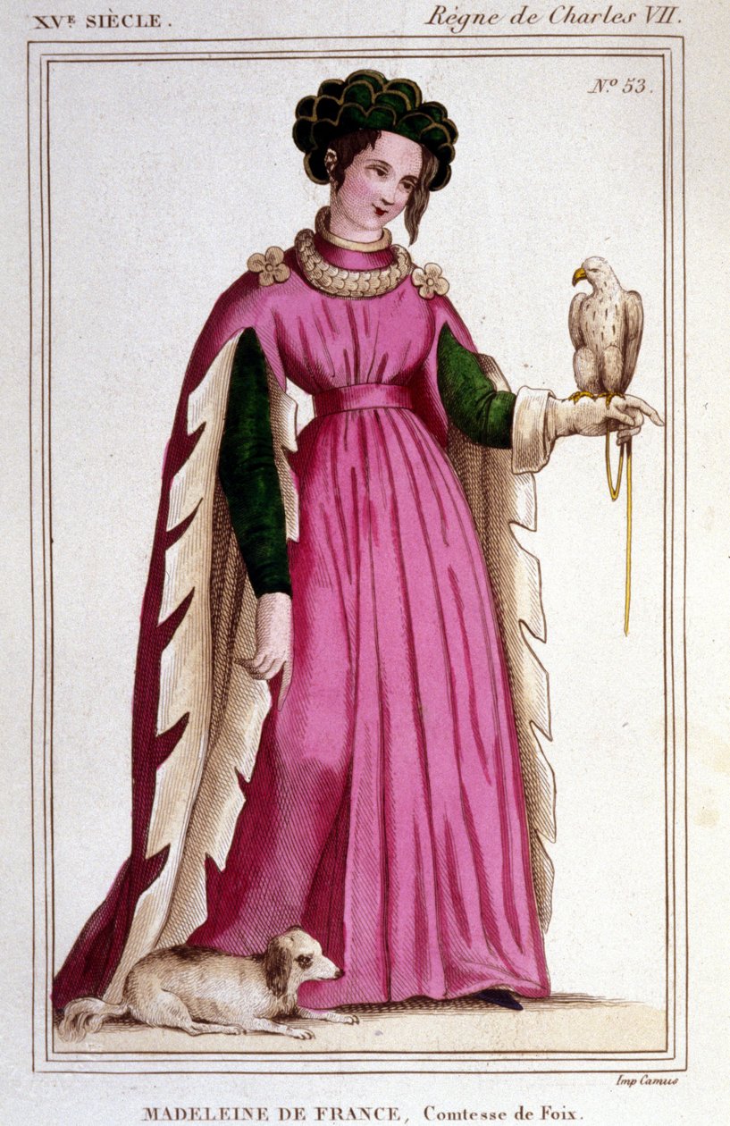 Porträt von Madeleine von Frankreich (1443 - 1495), Gräfin von Foix von Unknown artist