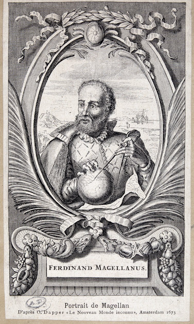 Porträt von Magellan von Unknown artist