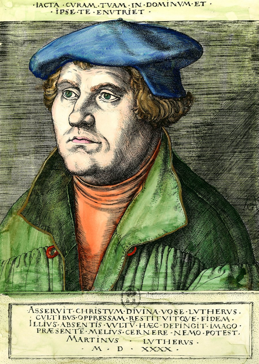 Porträt von Martin Luther (16. Jahrhundert) von Unknown artist