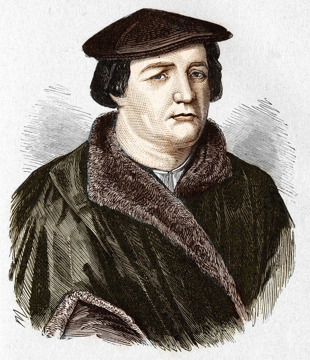 Porträt von Martin Luther, deutscher protestantischer Theologe und Reformator von Unknown artist